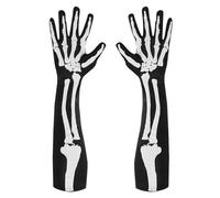 Widmann 01089 Guantes Esqueleto, Womens, One size