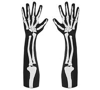 Widmann 01089 Guantes Esqueleto, Womens, One size