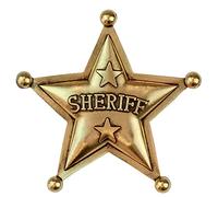 Widmann 03248 - Estrella del Sheriff, Accesorio, Vaquera, Salvaje Oeste, Fiesta temática, Carnaval