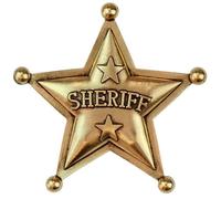Widmann 03248 - Estrella del Sheriff, Accesorio, Vaquera, Salvaje Oeste, Fiesta temática, Carnaval