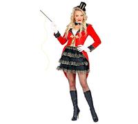 WIDMANN 09541 Disfraz de director de circo, mujer, negro/rojo, S , color/modelo surtido