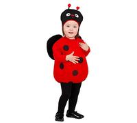 W WIDMANN MILANO Party Fashion - Disfraz de mariquita para niños, disfraz con alas, tocado, disfraz de animal, disfraces