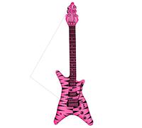 W WIDMANN MILANO Party Fashion - Guitarra hinchable, longitud aprox. 105 cm, instrumento, guitarra de aire, fiesta temática, carnaval