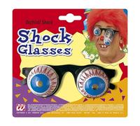 Widmann-4854o Gafas Shock Chistes de Carnaval, Dibujos Animados, Multicolor, Normal (4854O)
