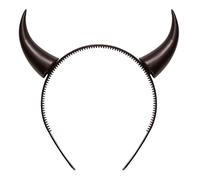 W WIDMANN MILANO Party Fashion - Cuernos de diablo, cintas para el pelo, tocados, diablo, infierno, fiesta temática, carnaval, Halloween