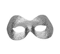 Widmann 64252 - Máscara de ojos brillante Fidelio, plata, accesorios, máscara, bola de máscara, fiesta temática, carnaval