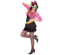 W WIDMANN MILANO Party Fashion - Disfraz Rock Niña, Traje Años 80, Rockstar, Disfraces Carnaval