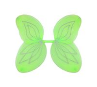 Widmann 86413 - Alas de purpurina verde para niños, hada mariposa, duende, carnaval, fiesta temática