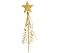 WIDMANN 9830G - Varita Mágica con Purpurina E Hilos Lamé, para Niñas, Hadas, Carnaval, Fiestas Temáticas, 46 Cm, Color Oro