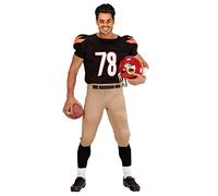 W WIDMANN MILANO Party Fashion - Disfraz Jugador Fútbol Americano, Atleta, Instituto, Disfraces Carnaval