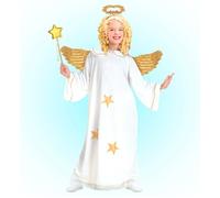 Widmann Angel (Dress, Halo) (128 cm / 5-7 Years) White