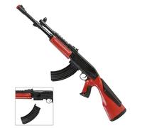 Widmann- Juguetes, Multicolor, Talla única (Kalashnikov in Schwarz & Rot)