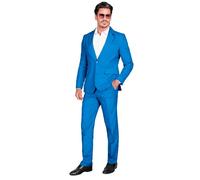 Widmann Azure Party Fashion Suit (Jacket, Pants) (XL) Turquoise / Light Blue