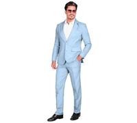 Widmann Azure Party Fashion Suit (Jacket, Pants) (XXL) Turquoise / Light Blue