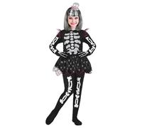 Widmann Ballerina Skeleton (Tutu Dress) (158 cm / 11-13 Years) Black