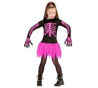 Widmann Ballerinia Skeleton (Shirt, Skirt, Gloves) (140 cm / 8-10 Years) Differe