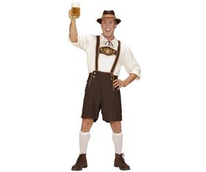 Widmann Bavarian Man (Lederhosen, Shirt,Socks, Hat) (S) Different Colors