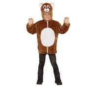 Widmann Bear In Soft Plush (Hoodie With Mask) (104 cm / 2-3 Years) Brown