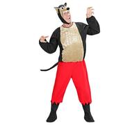 Widmann Big Bad Wolf (Stuffed Coat, Pants, Boot Covers, Headpiece With Mask) (L)