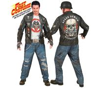 Widmann Biker Fast Costume (Jacket, Pants, Gloves) (M) Different Colors