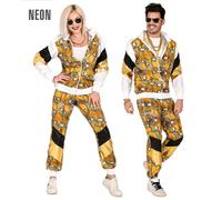 Widmann Black/Gold Skulls Shell Suit (Jacket, Pants) (S) Different Colors