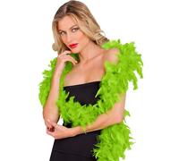 W WIDMANN MILANO Party Fashion - Boa de plumas, longitud aprox. 180 cm, pañuelo de plumas, accesorio, disfraz, carnaval, Halloween