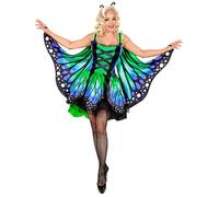 Widmann Butterfly (Tutu Dress, Wings, Antennas) (S) Green