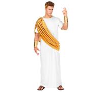 W WIDMANN MILANO Party Fashion - Disfraz César, Toga, para Romanos y Griegos, Emperador, Emperador, Disfraces de Carnaval