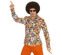 W WIDMANN MILANO Party Fashion - Camisa hombre años 70, estilo disco, disfraces