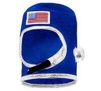 W WIDMANN MILANO Party Fashion - Casco de astronauta para adulto, azul, gorro de tela, Nasa, espacio, astronauta, piloto espacial