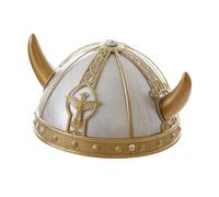 W WIDMANN MILANO Party Fashion - Casco de vikingo para niños, de plástico duro, tocado, accesorio, carnaval, fiesta temática