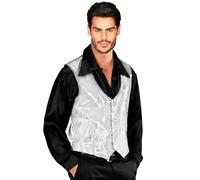 Widmann - Chaleco de lentejuelas, Showmen, Motto Party, Carnaval