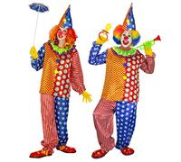 Widmann Clown (Coat With Ruff, Pants, Hat) (M) Different Colors
