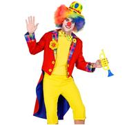 W WIDMANN MILANO Party Fashion - Disfraz de payaso, frac, circo, bufón, carnaval