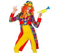 W WIDMANN MILANO Party Fashion - Disfraces de Payaso, Cofia, Maestro de ceremonias, Joker, Disfraces de Carnaval