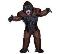 Widmann- Costume Gorilla Gonfiabile per Adulto Gorila Disfraces, Multicolor, Taglia unica (75515)