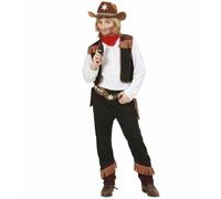 Widmann Cowboy (Shirt With Vest, Pants, Bandana) (140 cm / 8-10 Years) Different