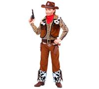 Widmann Cowboy Suedelook (Duster, Vest, Sheriff Star, Bandana) (164 cm / 14-16 Y