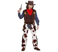 Widmann Cowboy (Vest, Chaps, Hat, Bandana) (140 cm / 8-10 Years) Different Color