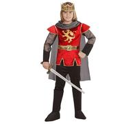 Widmann Dark Age Knight (Long Coat, Belt, Armbands, Helmet, Boot Covers) (158 cm