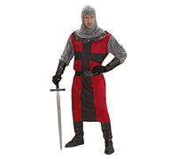 Widmann Dark Age Knight (Long Coat, Belt, Armbands, Helmet, Boot Covers) (S) Dif