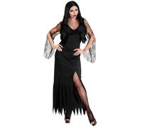 W WIDMANN MILANO Party Fashion - Disfraz de chica oscura, vestido gótico, bruja, Halloween