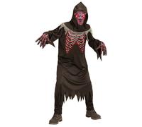 Widmann Demon (Robe, Gloves, Hooded Maskwith Fade-In Fade-Out Light-Up Eyes) (14