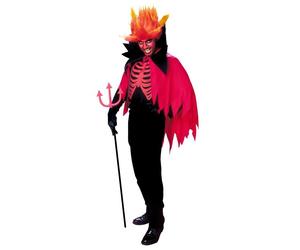 Widmann Devil (Leotard With Feather Trim, Skirt With Sequin Tail, Sequin Horns)