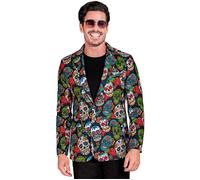 Widmann Dia De Los Muertos Party Fashion Jacket (Jacket) (M) Different Colors