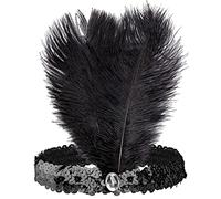 W WIDMANN MILANO Party Fashion - Diadema años 20, lentejuelas, Charleston, flapper, carnaval