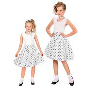 W WIDMANN MILANO Party Fashion - disfraz infantil años 50, falda con pañuelo, rockabilly, rock 'n' roll, bailarina, disfraces