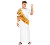 W WIDMANN MILANO Party Fashion - Disfraz César, Toga, para Romanos y Griegos, Emperador, Emperador, Disfraces de Carnaval