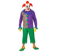 Widmann Evil Joker (Coat, Pants, Footless Socks) (L) Different Colors