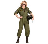 Widmann Fighter Jet Pilot (Dress) (L) Green